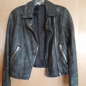 TOP SHOP MOTO LEATHER JACKET